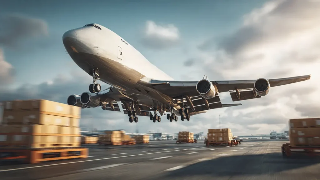 Air freight services by VSN Logistics for time-sensitive and priority cargo shipments in India