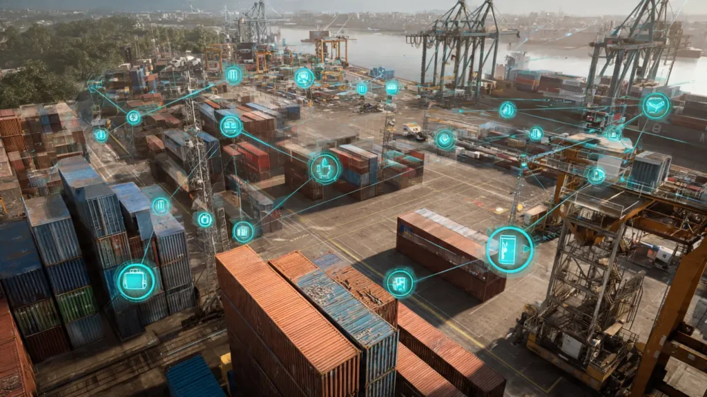 Technology-enabled freight forwarding systems supporting compliance, visibility, and documentation accuracy