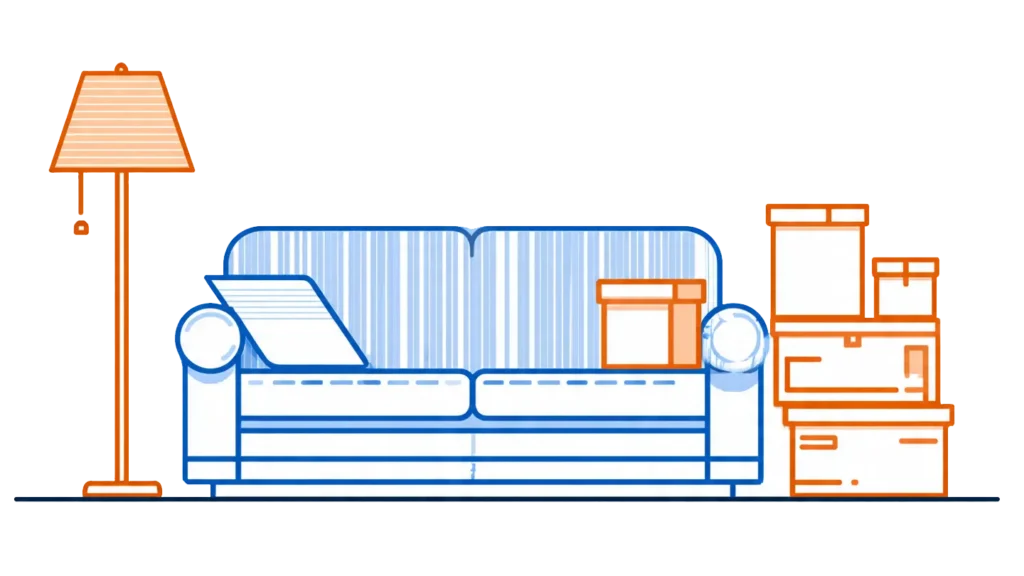 Furniture and home decor import logistics with LCL FCL shipping, export packing and door delivery in India