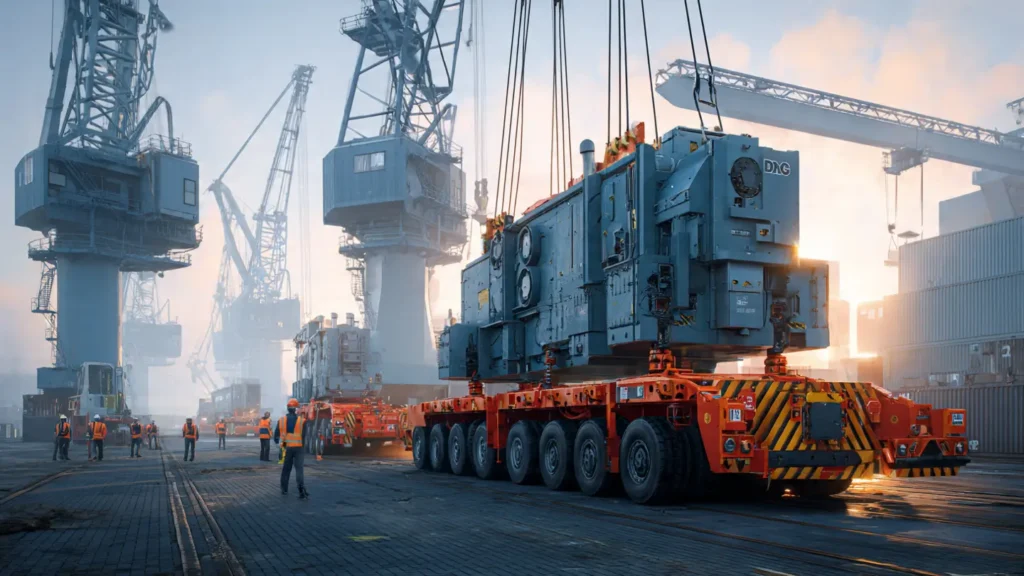 Project cargo and oversized shipment logistics with route planning and regulatory coordination