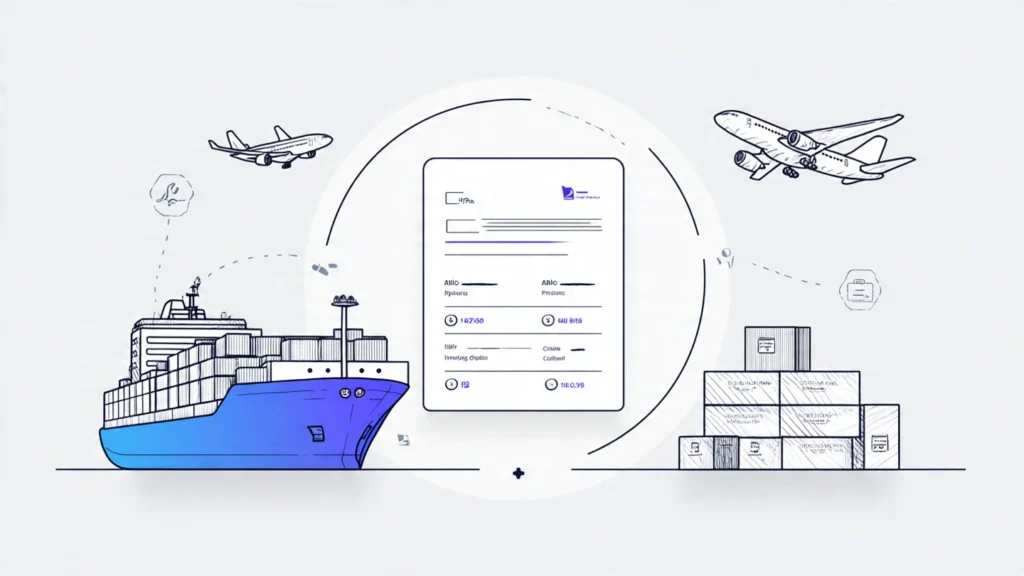 Bill of lading and airway bill required for imports into India