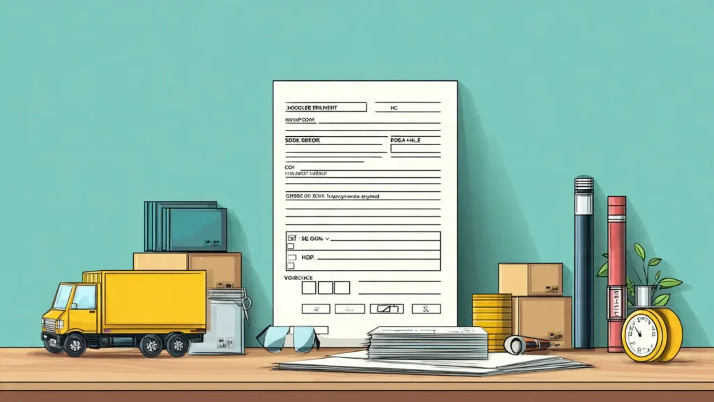 Commercial invoice required for importing goods into India