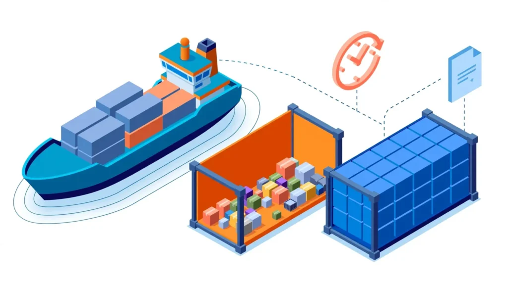 LCL and FCL container shipping for global import and export logistics