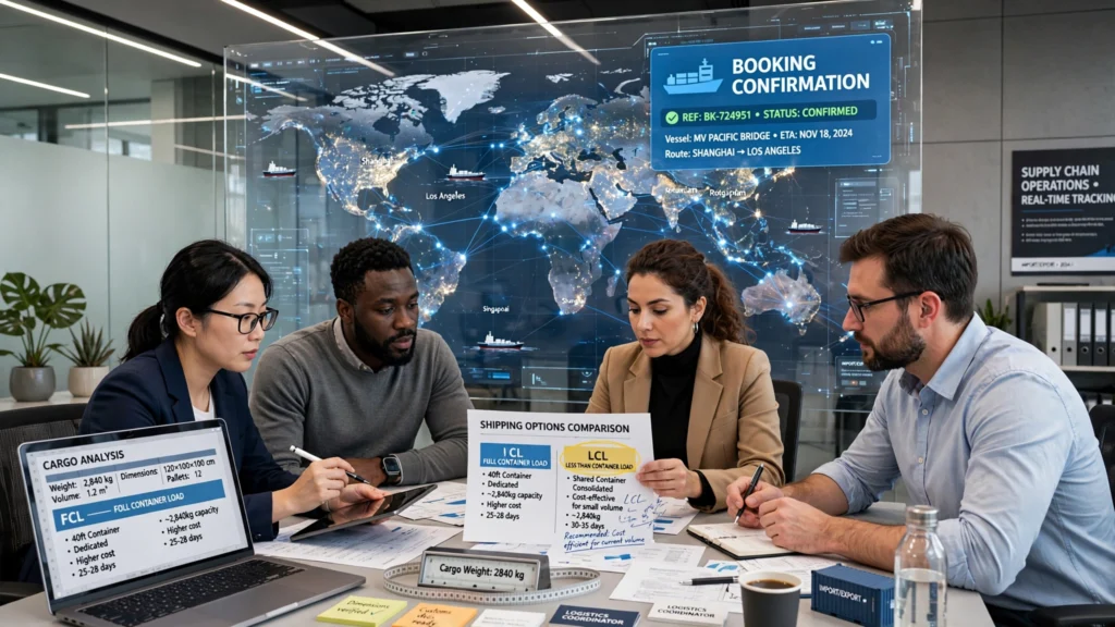 The Logistics Planning and Booking